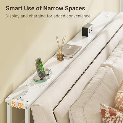 ELYKEN 5.9" Narrow Console Sofa Table - Image 6