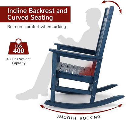 Stoog All-Weather Outdoor Rocking Chair, Porch Rocker - Image 5