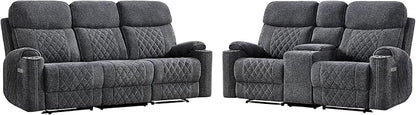 HAOMARKETS 2-Piece Power Recliner Sofa Set - Image 8