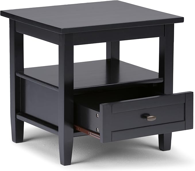 SIMPLIHOME Warm Shaker Solid Wood 20 inch Wide Transitional-Style End Tables in - Image 3