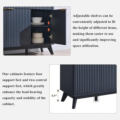 T4TREAM Large Buffet Sideboard Cabinet - Image 6