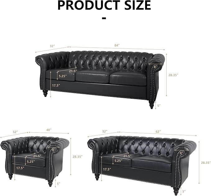 AVZEAR Leather Upholstered Armchair, Single Sofa Chair - Image 2