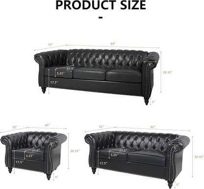 AVZEAR Leather Upholstered Armchair, Single Sofa Chair - Image 2