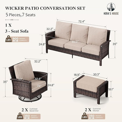 HERA'S HOUSE Patio Furniture Set - Image 6