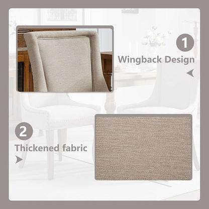 Modern Dining Chairs Set of 2, High Back Dining Chairs Side Chairs - Image 5