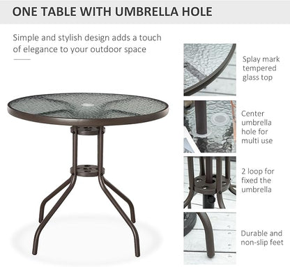 Outsunny 6 Piece Patio Dining Set - Image 3