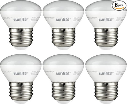 Sunlite LED R14 Mini Flood Light Bulbs, 4 Watts, 250 Lumens, Medium Base by Sunlite