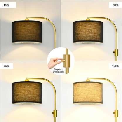 Nintiue Upgraded Modern Arc Dimmable Tall Standing Floor Lamp - Image 3