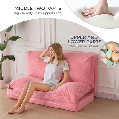 MAXYOYO Folding Sofa Bed, Floor Sofa Convertible Sleeper Chair - Image 6