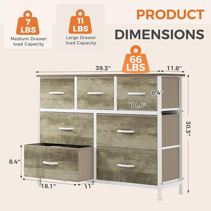 Sweetcrispy 7 Drawer Dresser - Image 3