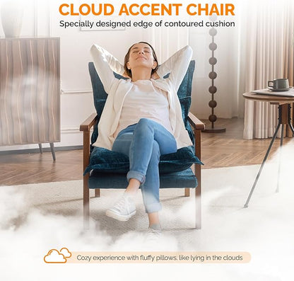VINGLI Mid-Century Modern Cloud Accent Armchair - Image 4