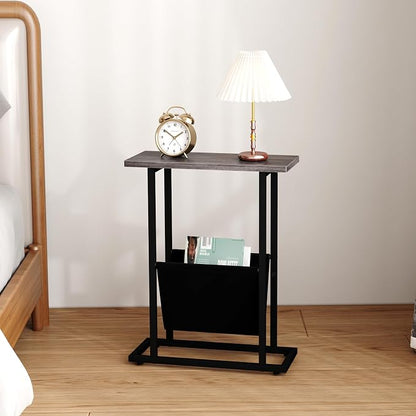 Yusong Narrow Side Table for Small Spaces, Small End Table - Image 8