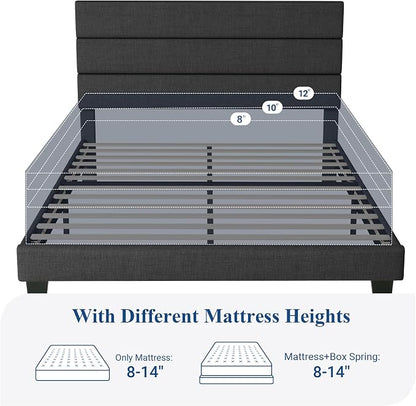 Allewie Full Size Platform Bed Frame - Image 7