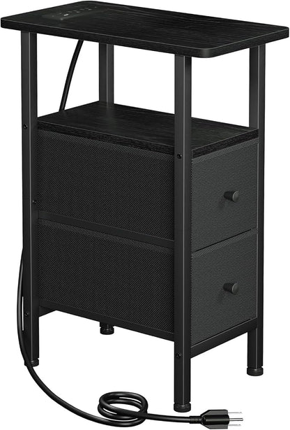 LOAKEKEL Narrow End Table Living Room by LOAKEKEL