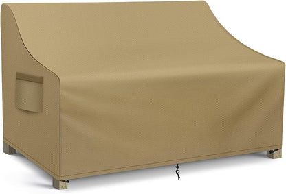 WLEAFJ Patio Sofa Cover Waterproof, Outdoor Loveseat Cover, Heavy Duty Deep by WLEAFJ