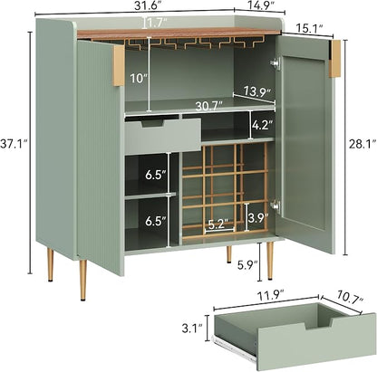 ARTPOWER Coffee Bar Cabinet - Image 2