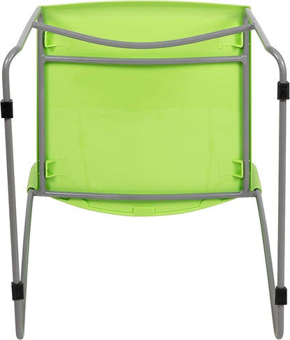 Flash Furniture HERCULES Series 661 lb. Capacity Green Stack Chair - Image 11