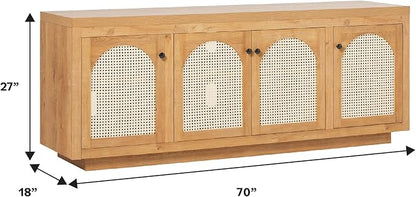 Walker Edison Sasha 4-Door Sideboard Buffet - Image 3