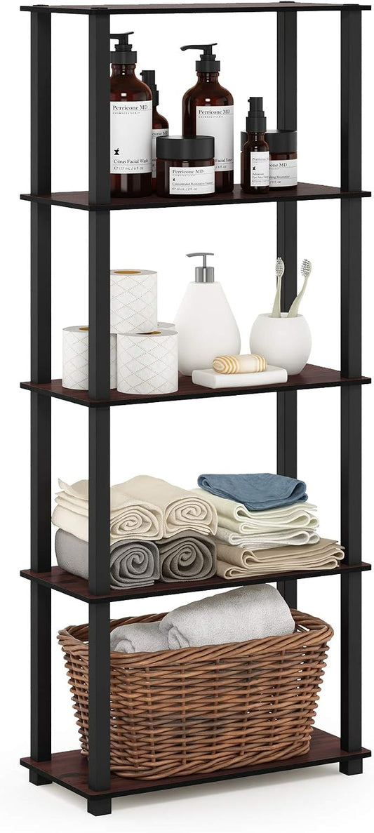 Furinno Turn-N-Tube 5-Tier Multipurpose Shelf / Display Rack / Storage Shelf / by Furinno-FitsYourSpaceFitsYourBudget