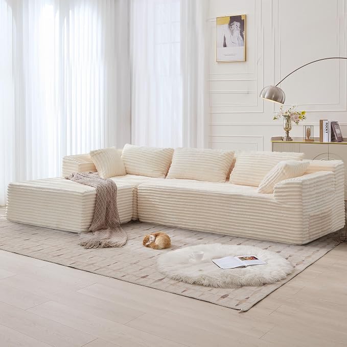 Korser 110" L-Shaped Modular Sectional Sofa - Image 2
