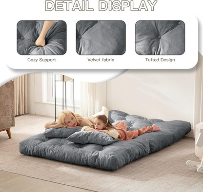 Folding Sofa Bed, Convertible Sleeper Chair - Image 4