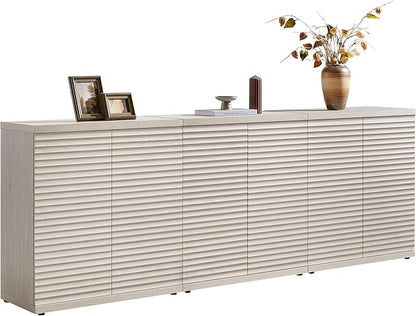SICOTAS Buffet Cabinet with Storage Accent Sideboard Modern Credenza with Doors by SICOTAS