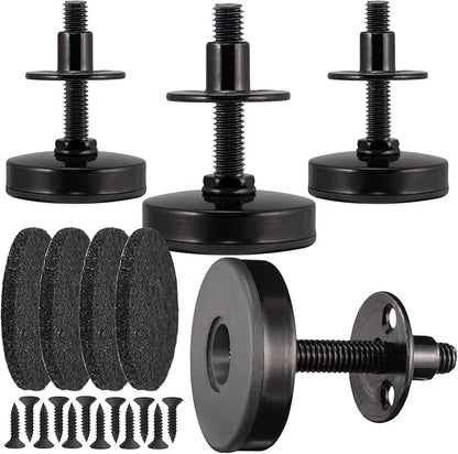 NEWBYTEK 3/8-16 Adjustable Leveling Feet Heavy Duty by DIYfurniturerepairtools