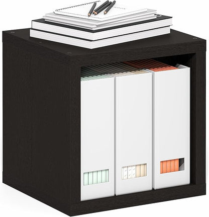 Furinno Cubicle Book Shelf, Stackable Bookshelf, Cube Storage Organizer Bookcase - Image 3