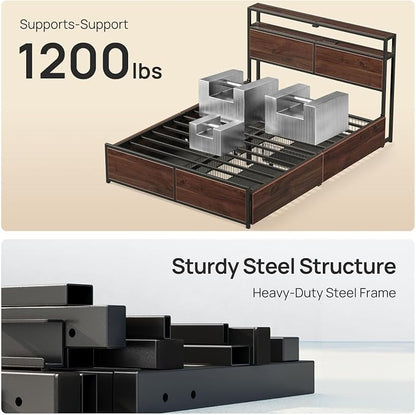 Rolanstar Full Size Bed Frame - Image 9