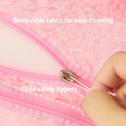 MOONBEEKI Toddler Chair Comfy，Foldable Princess Couch - Image 6