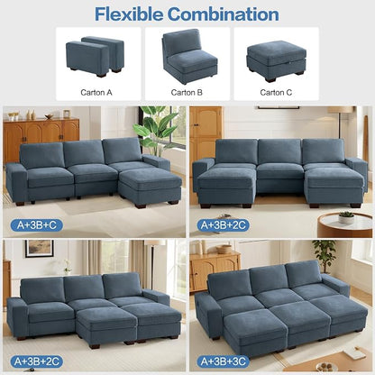 TEKAMON 100" Modular Sectional Sofa - Image 5