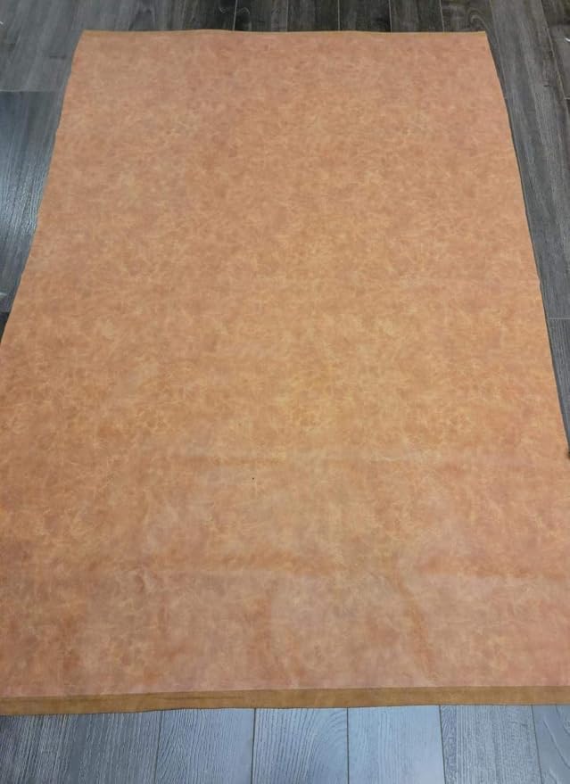 NAT Leathers | Blonde Distressed Soft Leather Upholstery Fabric | 2 yards cut - Image 2