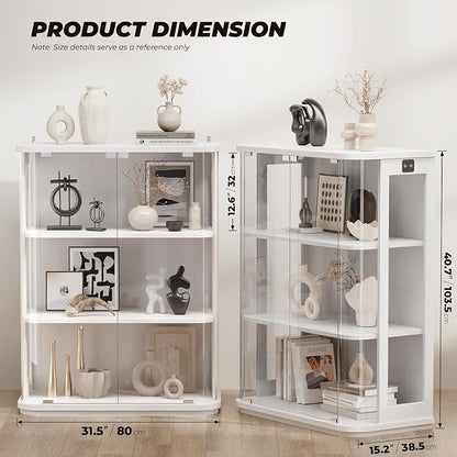 BROTTAR Rounded Display Cabinet - Image 2
