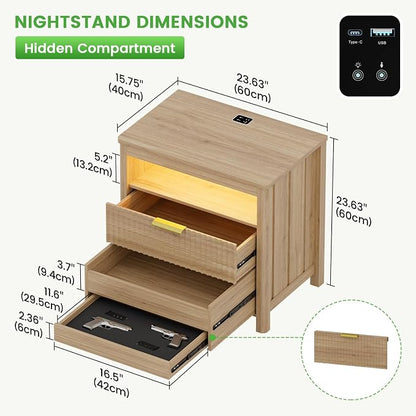 WOOVIVS End Table Set of 2 - Image 3