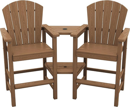 SERWALL Tall Adirondack Chairs Set of 2 by SERWALL