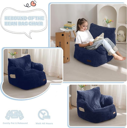 MAXYOYO Kids Bean Bag Chair, Stuffed Toddler Bean Bag Sofa - Image 4