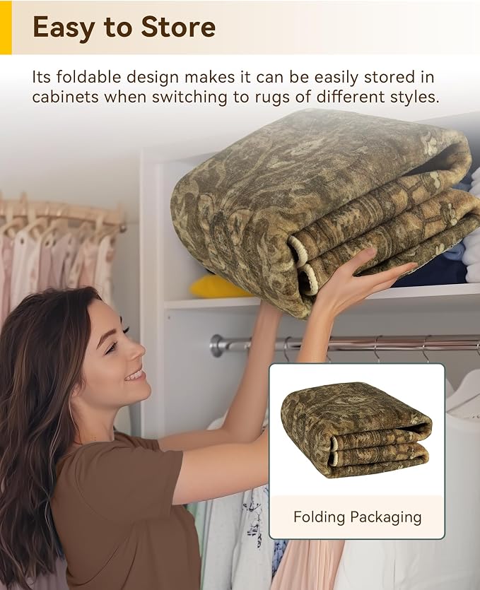 RELEANY Area Rugs 2'6"x5' Runner Rug Non Slip Washable - Image 6