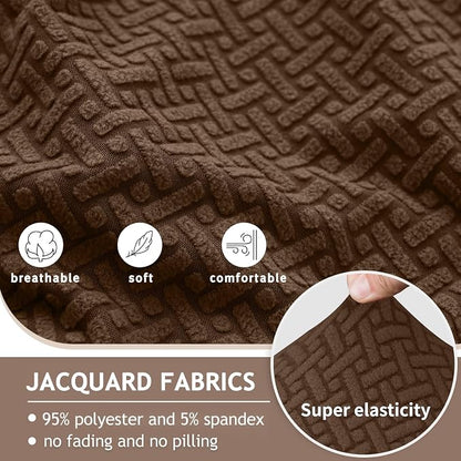 ALIECOM 100% Waterproof Recliner Sectional Couch Covers L Shape Stretch Corner - Image 5