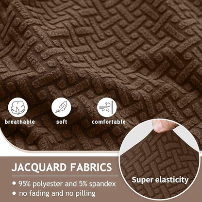 ALIECOM 100% Waterproof Recliner Sectional Couch Covers L Shape Stretch Corner - Image 5