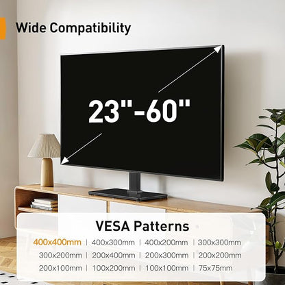 Perlegear Tabletop TV Stand, Universal TV Stand - Image 2