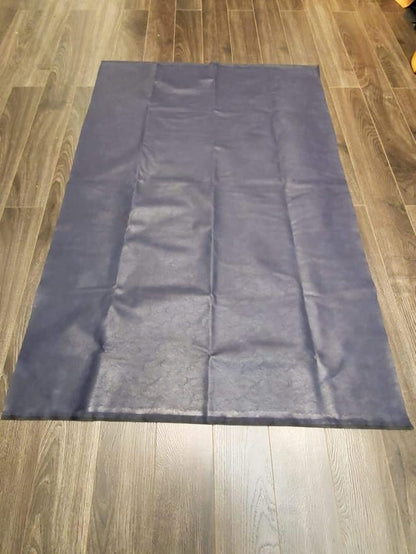 NAT Leathers | Navy Soft Faux Vegan Leather PU | 1 Yard Cut by the Yard | - Image 2