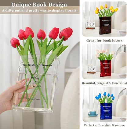 Puransen Clear Book Flower Vase - Image 3
