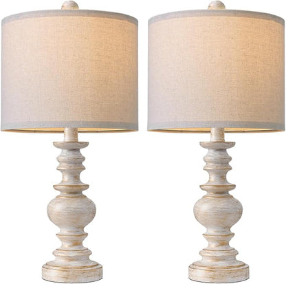 BOBOMOMO 20" Retro Table Lamps Set of 2 - Image 9