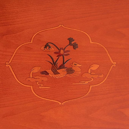 Square Folding Coffee Table, Korean Dining Table, Solid Wood Low Tables - Image 5