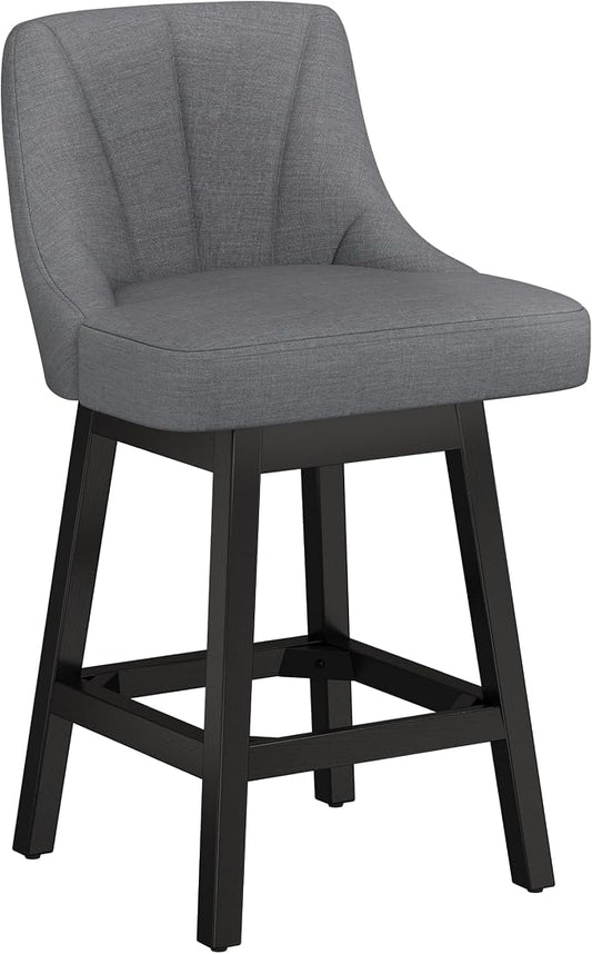 YaFiti Swivel Bar Stool 1 Pcs, 26 Inch Counter Height Bar Stools by YaFiti