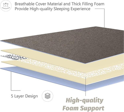 MAXYOYO Japanese Floor Mattress Futon Mattress, Thicken Tatami Mat Sleeping Pad - Image 5