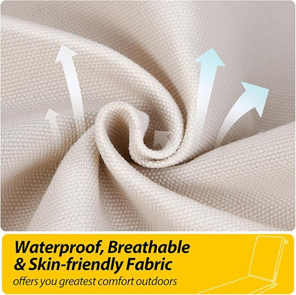 AAAAAcessories Outdoor Chaise Lounge Cushions, Fade-Resistant, Waterproof Patio - Image 4