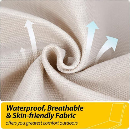 AAAAAcessories Outdoor Chaise Lounge Cushions, Fade-Resistant, Waterproof Patio - Image 4