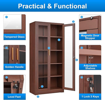 Polup Glass Display Cabinet, Display Case - Image 7