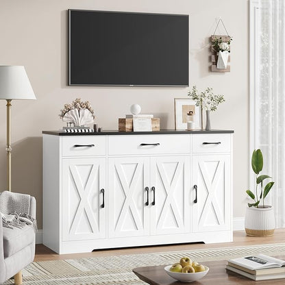 HOSTACK Buffet Sideboard Cabinet - Image 4